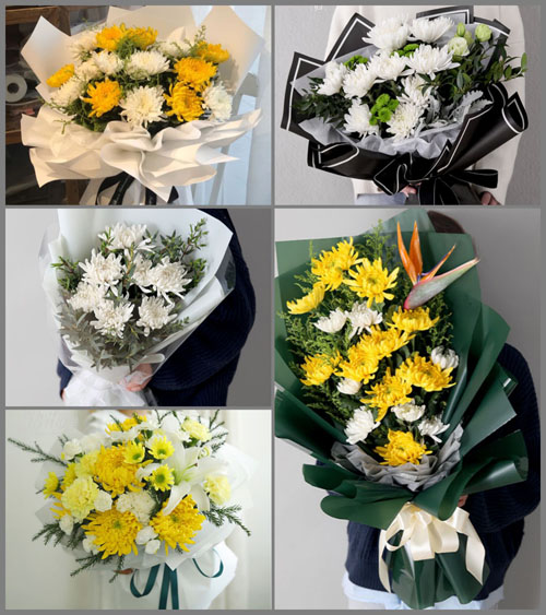 贵州铜仁市松桃县大坪场镇白腊村白事花束代送